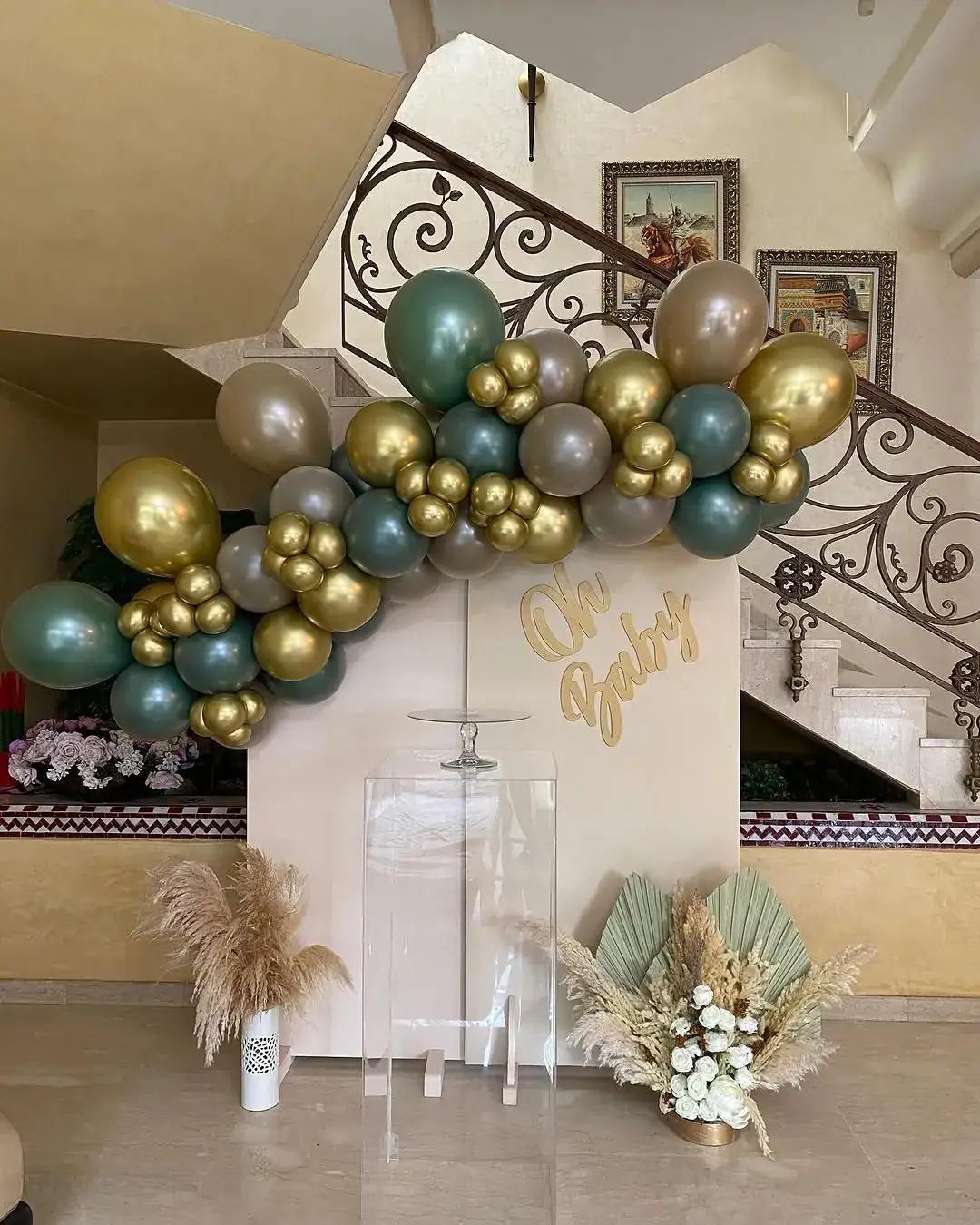 Buffet baby shower pastel et raffiné à Casablanca par K&L Events