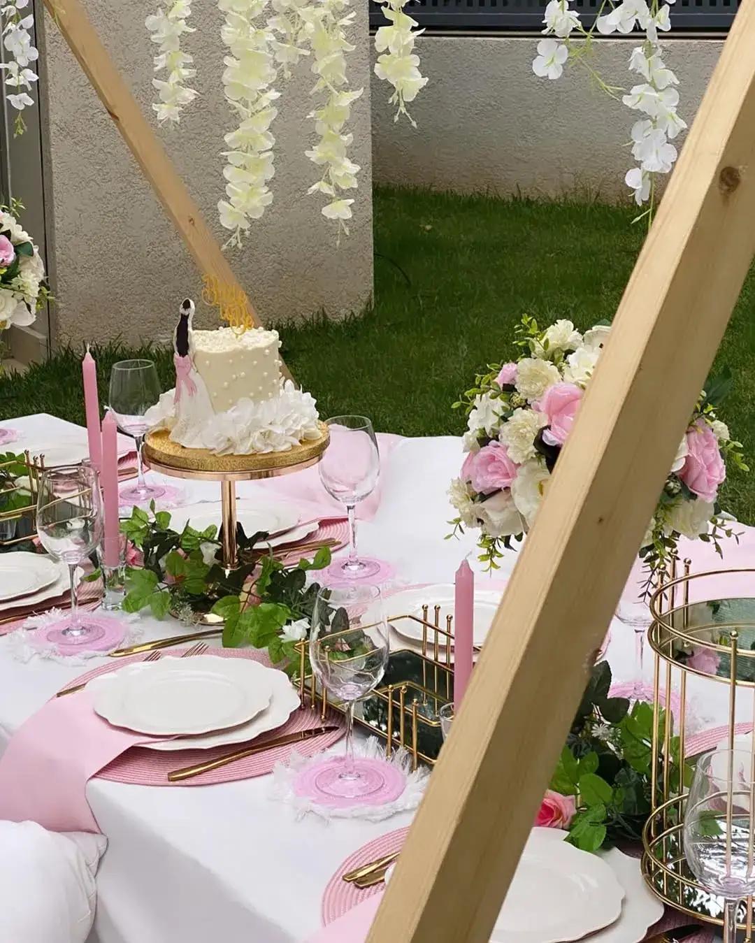 Romantique & Floral — thème fiançailles par K&L Events
